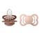 BIBS Supreme fopspeen - maat 2 - Woodchuck / Blush (2 stuks)