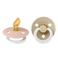 BIBS Colour fopspeen - maat 1 - Glow in the dark Blush / Vanilla (2 stuks)