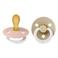BIBS Colour fopspeen - maat 2 - Glow in the dark Blush / Vanilla (2 stuks)