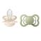BIBS Supreme fopspeen - maat 2 - Ivory  / Sage (2 stuks)