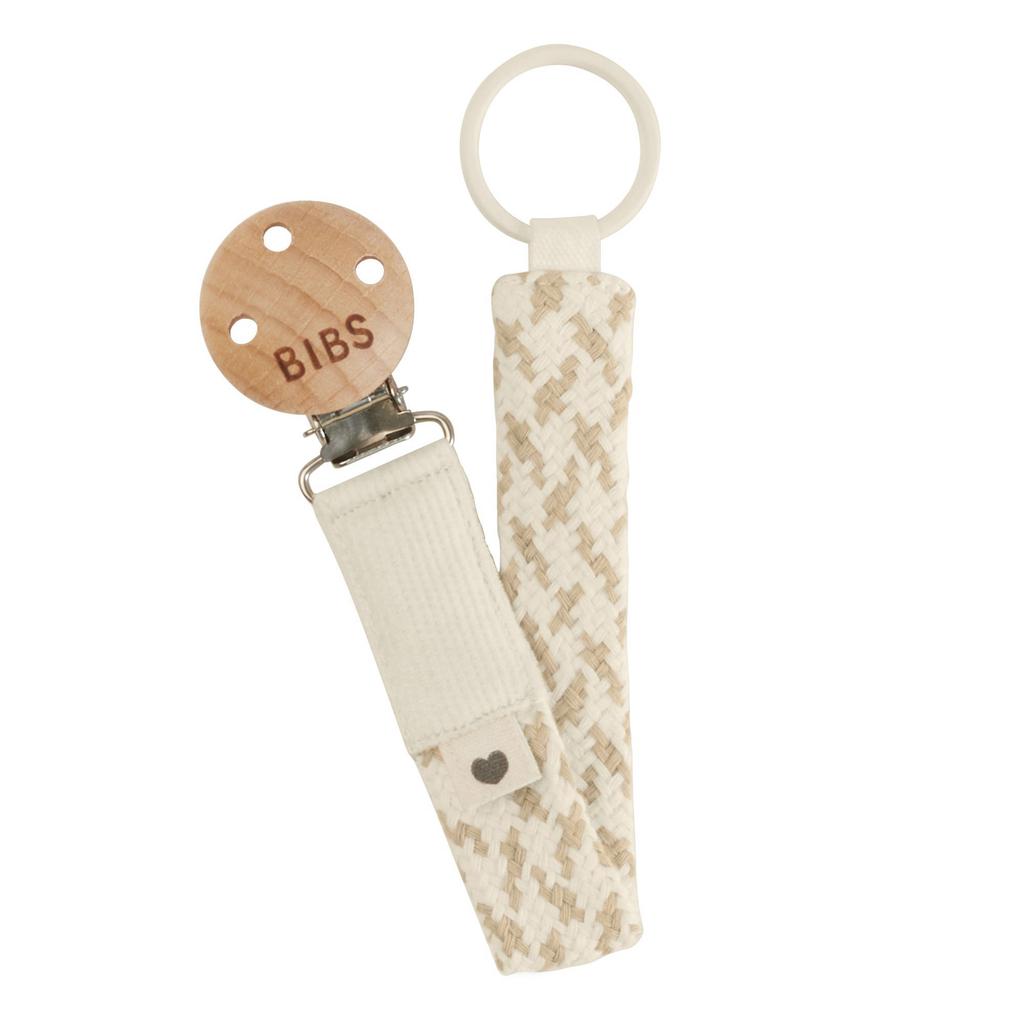 BIBS Speenkoord gebreid Ivory - Vanilla