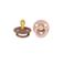 BIBS Colour fopspeen - Symmetrisch - Woodchuck / Blush - Maat 1 (2 stuks)