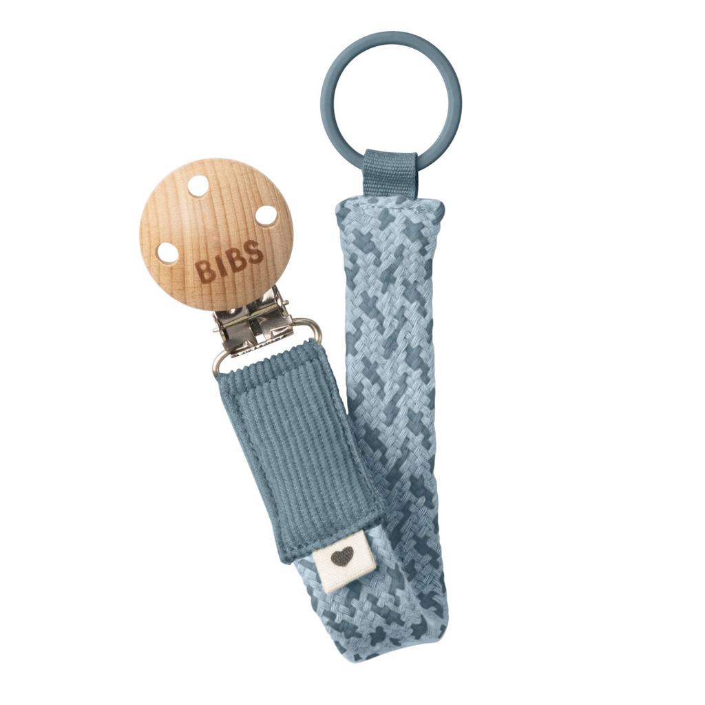 BIBS Speenkoord gebreid Petrol - Blue