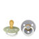 BIBS Colour fopspeen - maat 1 - Glow in the dark Sage / Cloud (2 stuks)