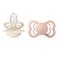 BIBS Supreme fopspeen - maat 2 - Ivory  / Blush (2 stuks)