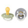 BIBS Colour fopspeen - maat 1 - Glow in the dark Sage / Cloud ( 2 stuks)