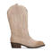 Poelman suède cowboylaarzen beige