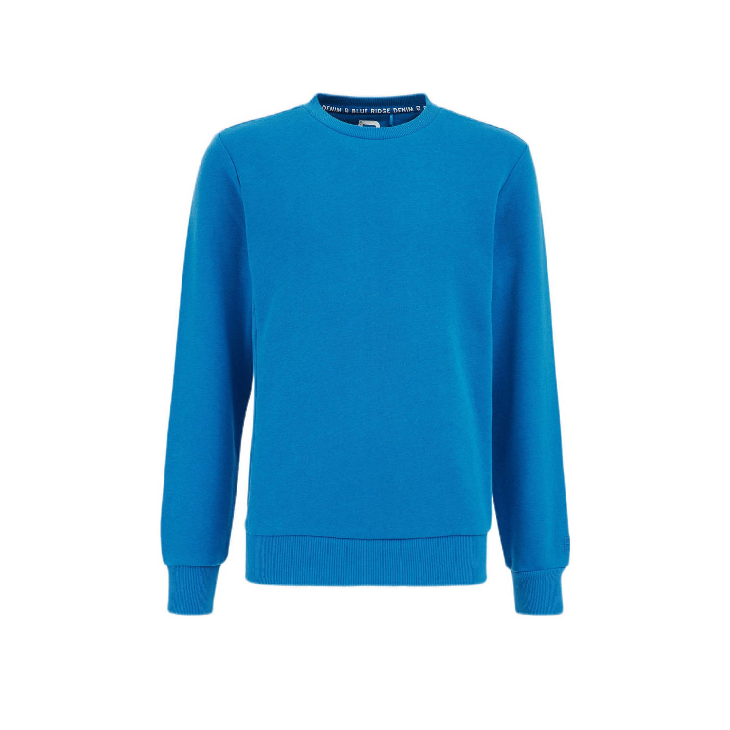 WE Fashion Blue Ridge sweater helderblauw