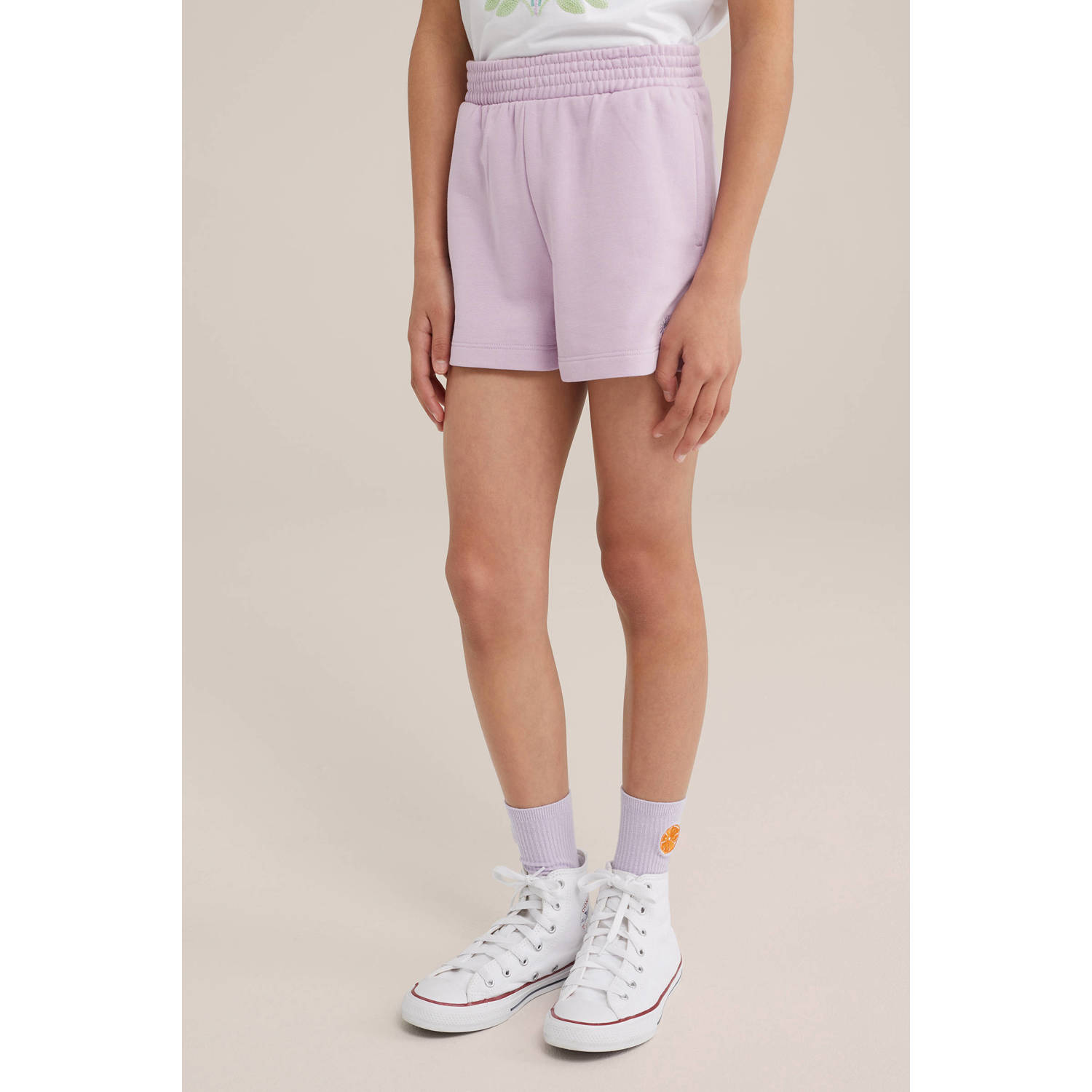 WE Fashion sweatshort lila
