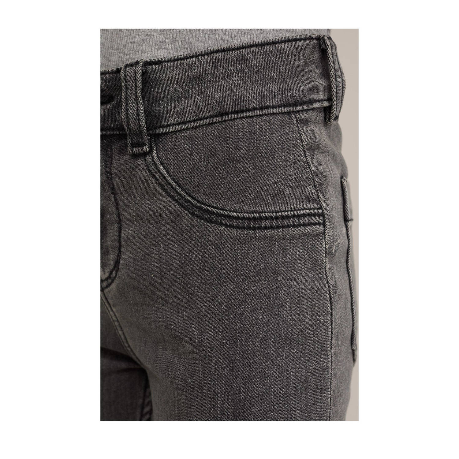 WE Fashion Blue Ridge super skinny jeans mid grey