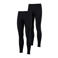 Campri kids thermobroek - zwart (set van 2)