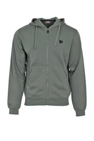 sweatvest grijsgroen