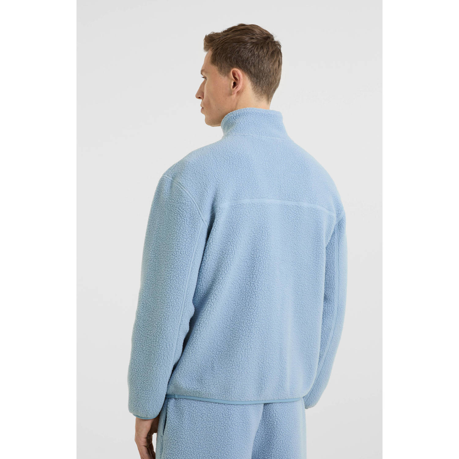 anytime teddy schipperstrui blauw