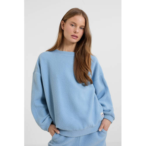 anytime teddy fleece trui lichtblauw afbeelding