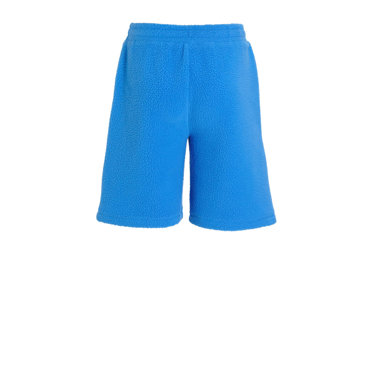 anytime teddy fleece short blauw