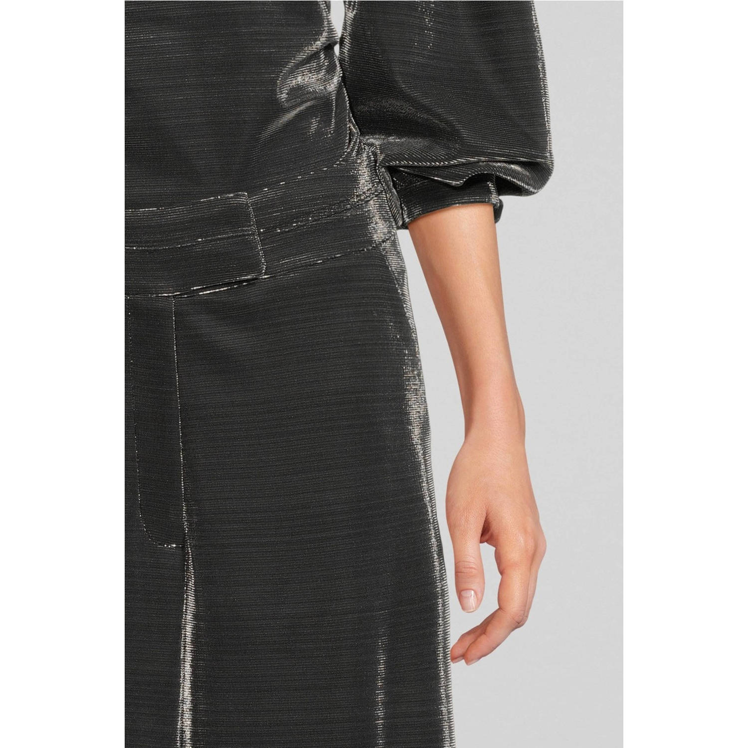 Aaiko wide leg pantalon zilver