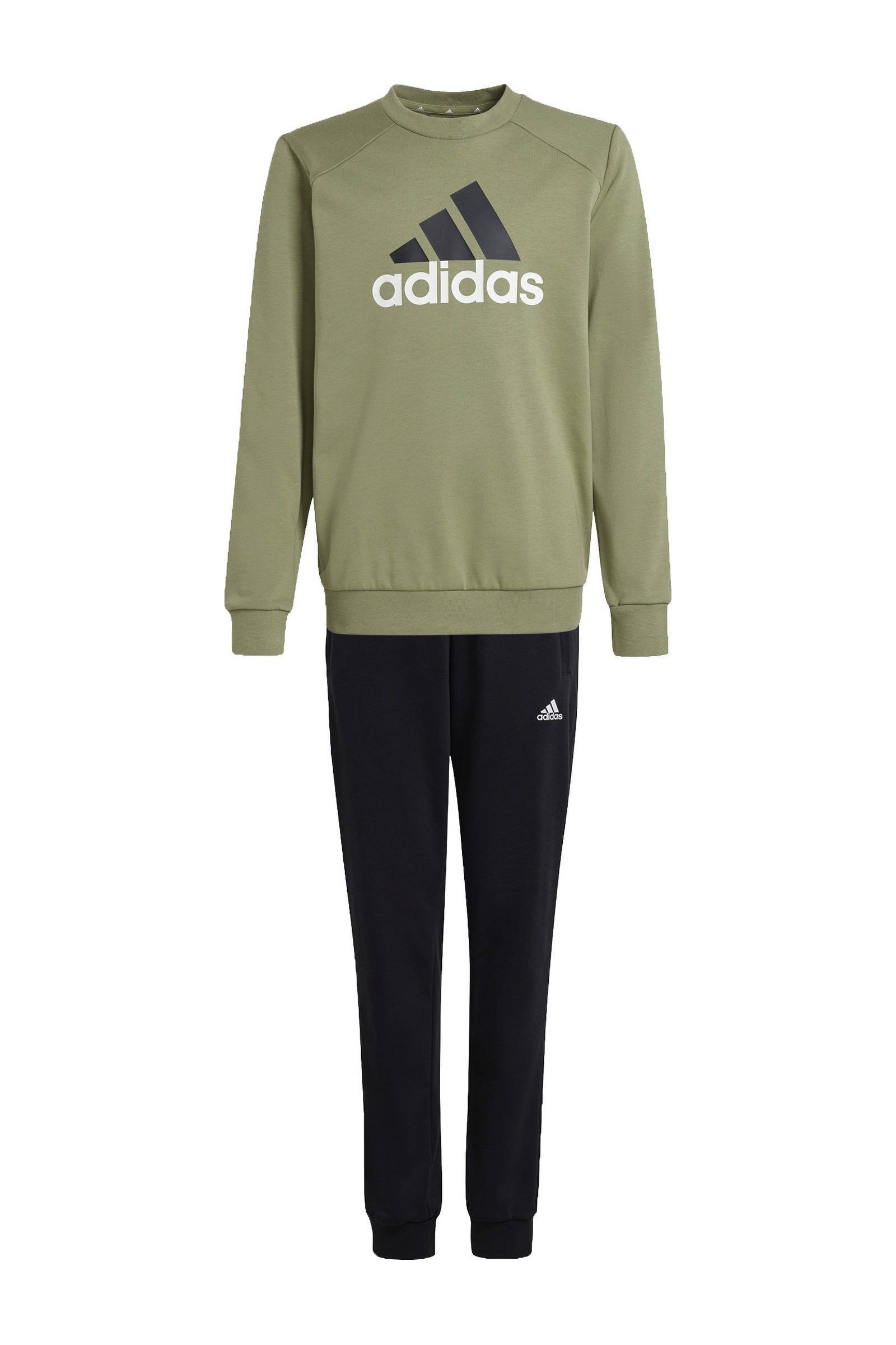 Adidas shops trainingspak groen kind