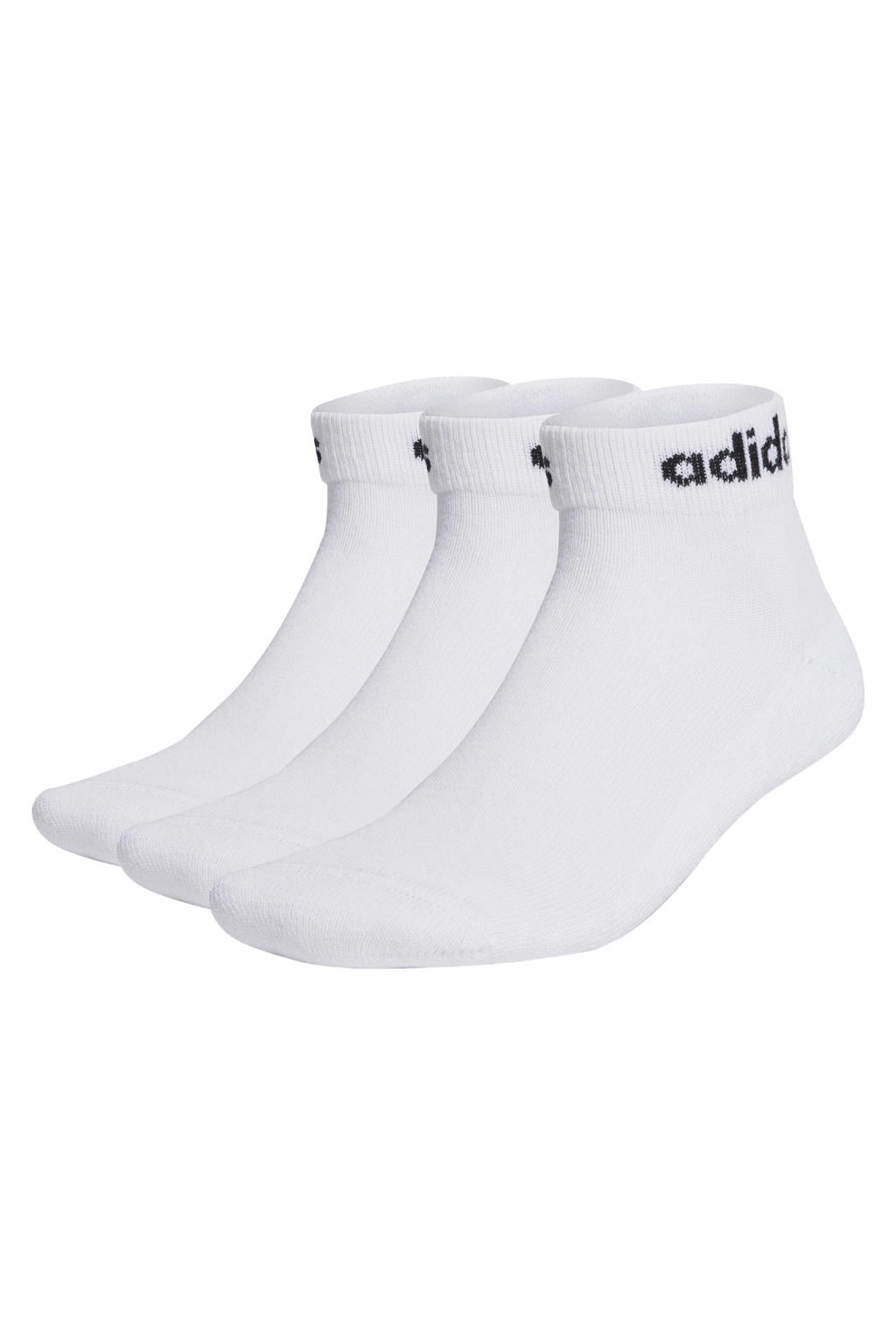 adidas Sportswear sportsokken - wit/zwart (set van 3)