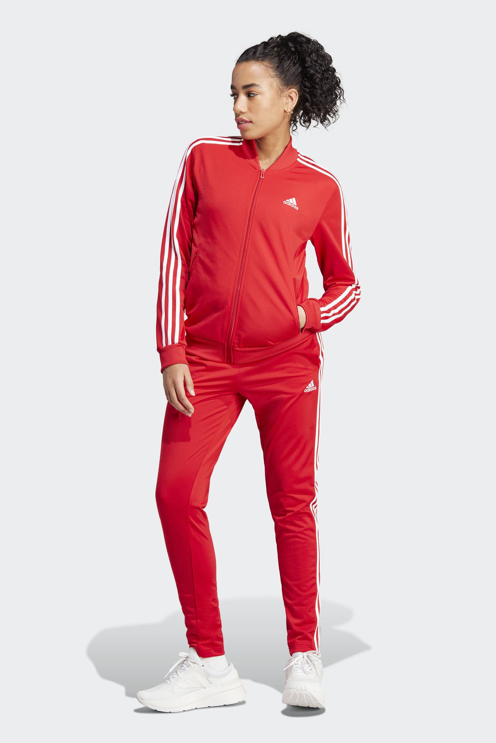 adidas Sportswear trainingspak rood wehkamp