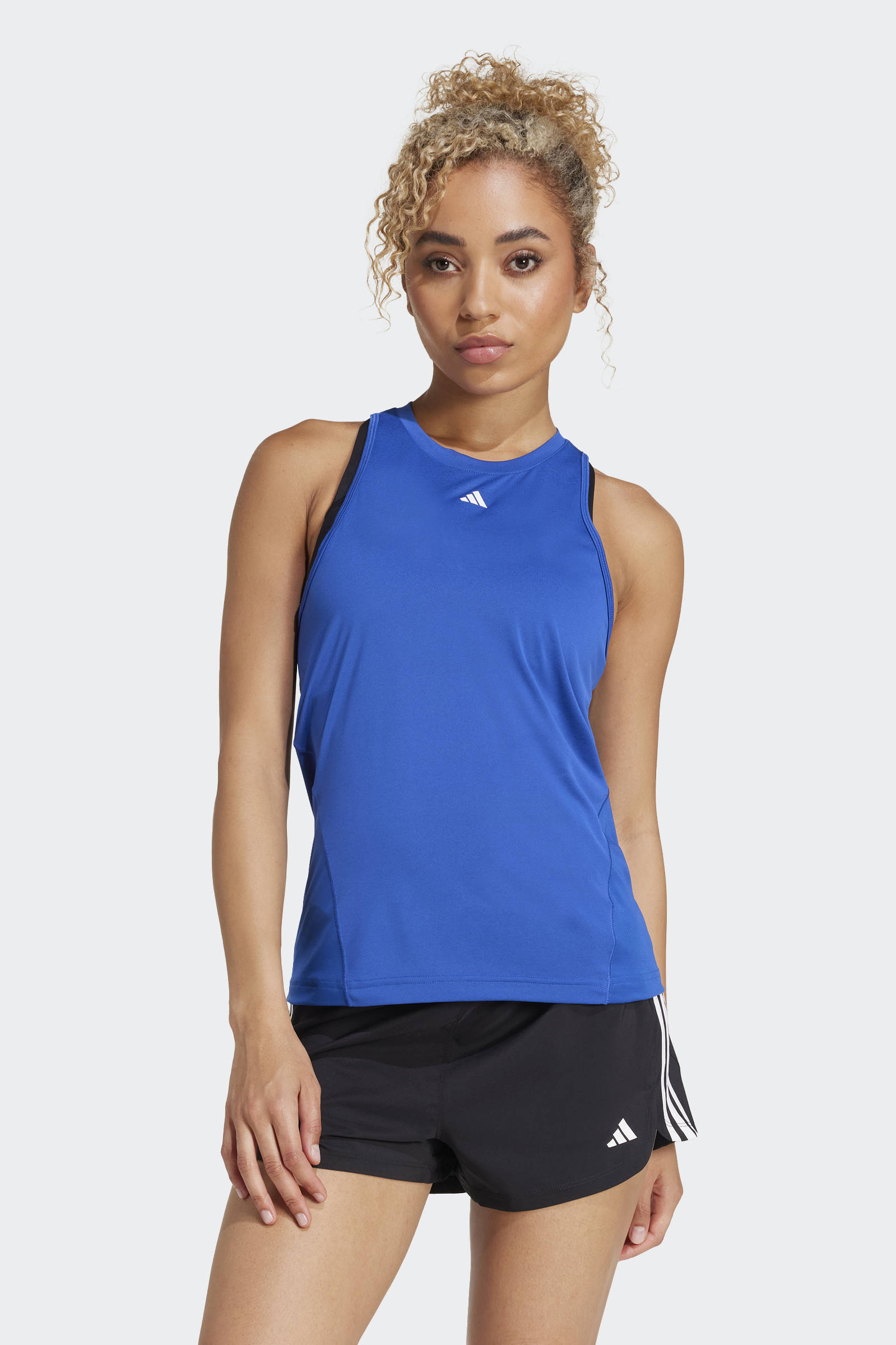 adidas Performance sporttop blauw | wehkamp