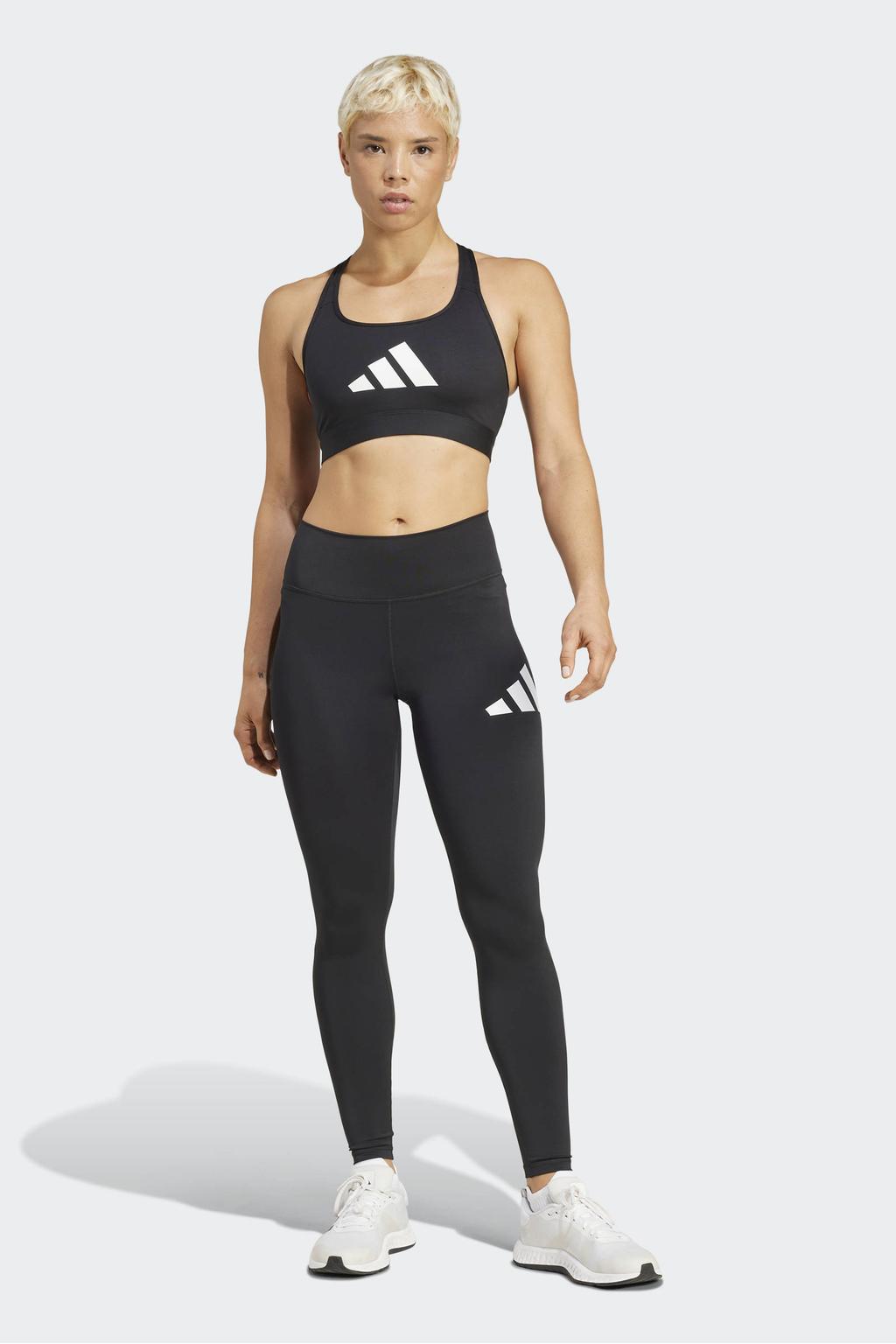 adidas Performance sportlegging zwart