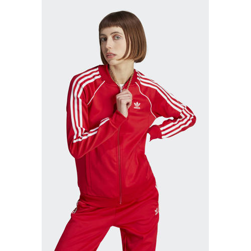 adidas Originals Adicolor Classics SST sweatvest rood afbeelding