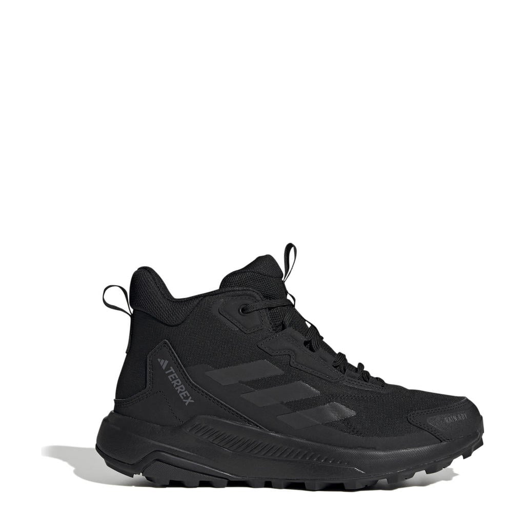 Zwarte dames adidas Terrex Anylander RAIN.RDY high wandelschoenen van mesh-pu/voering: mesh/voetbed: eva met veters