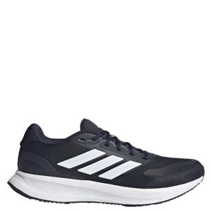 Runfalcon 5 hardloopschoenen donkerblauw/wit/zwart