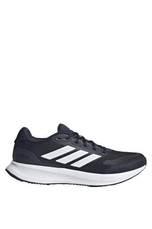 Runfalcon 5 hardloopschoenen donkerblauw/wit/zwart
