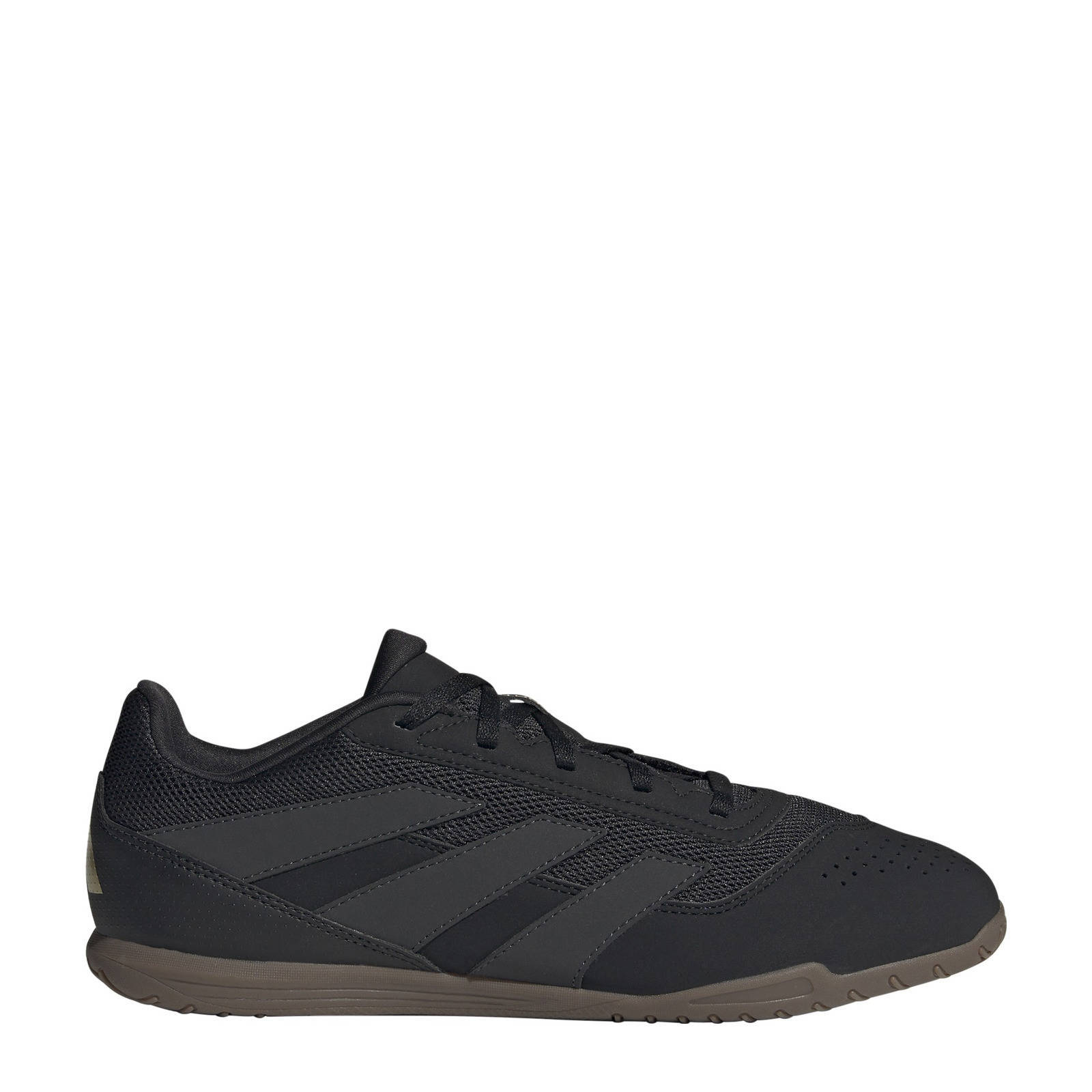 adidas Performance Predator Club senior zaalvoetbalschoenen zwart/antraciet/goud  | wehkamp