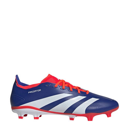 adidas Performance Predator senior voetbalschoenen blauw/wit/rood afbeelding