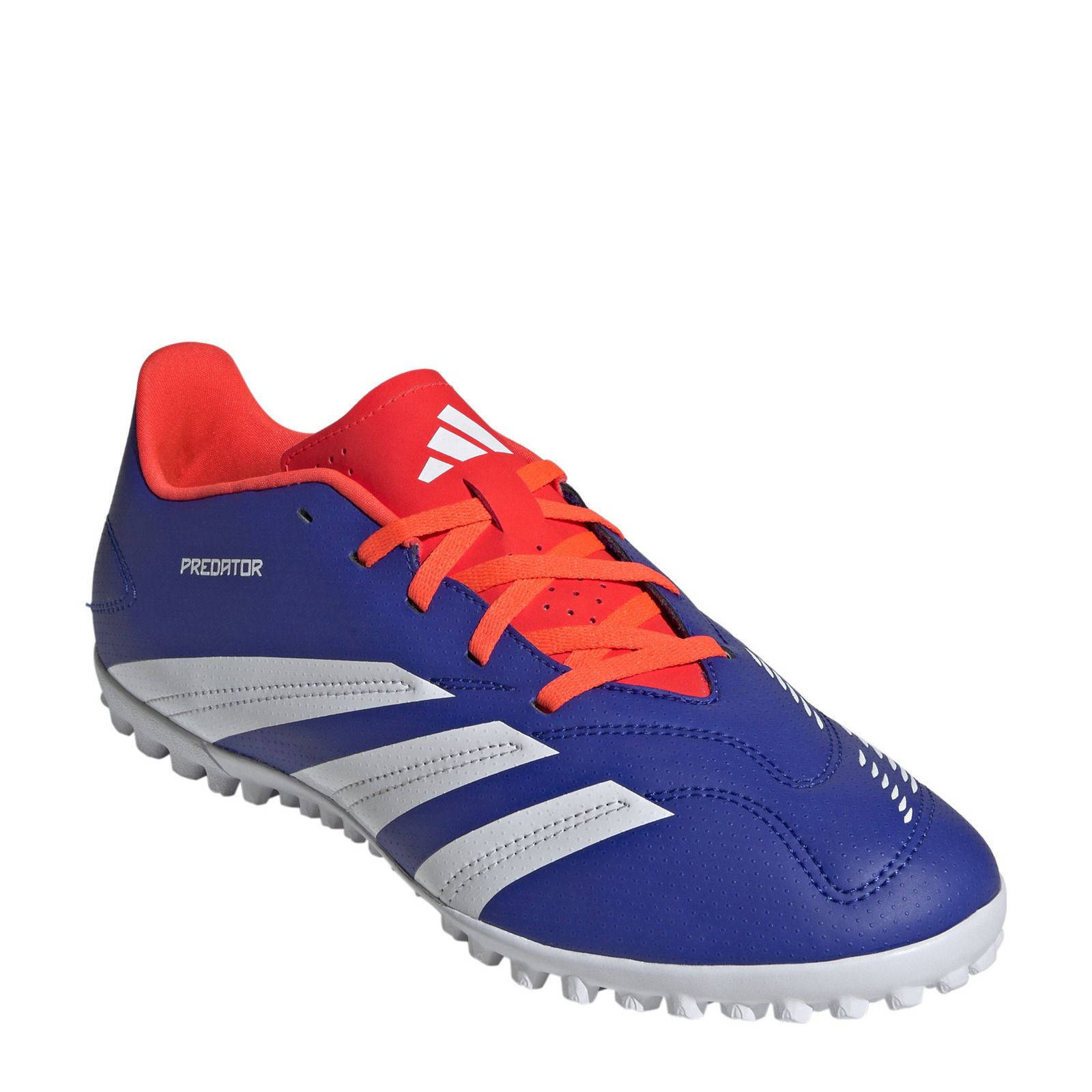 adidas Performance Predator Club senior voetbalschoenen  kobaltblauw/wit/rood | wehkamp