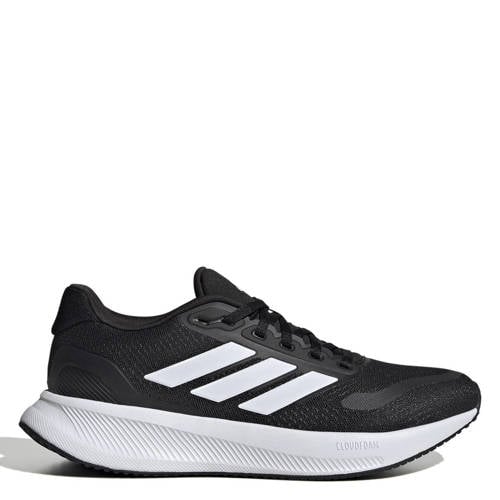 adidas Performance RunFalcon 5 hardloopschoenen zwart/wit afbeelding