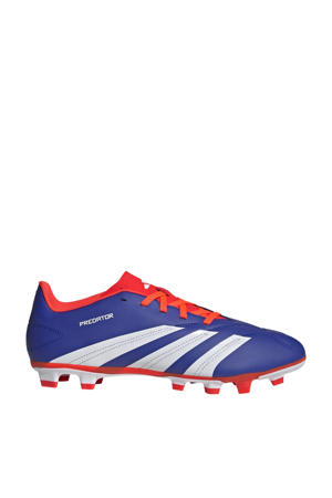 Predator Club senior voetbalschoenen blauw/wit/rood