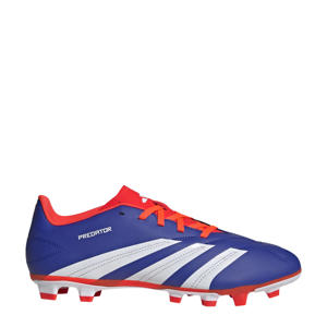 Predator Club senior voetbalschoenen blauw/wit/rood
