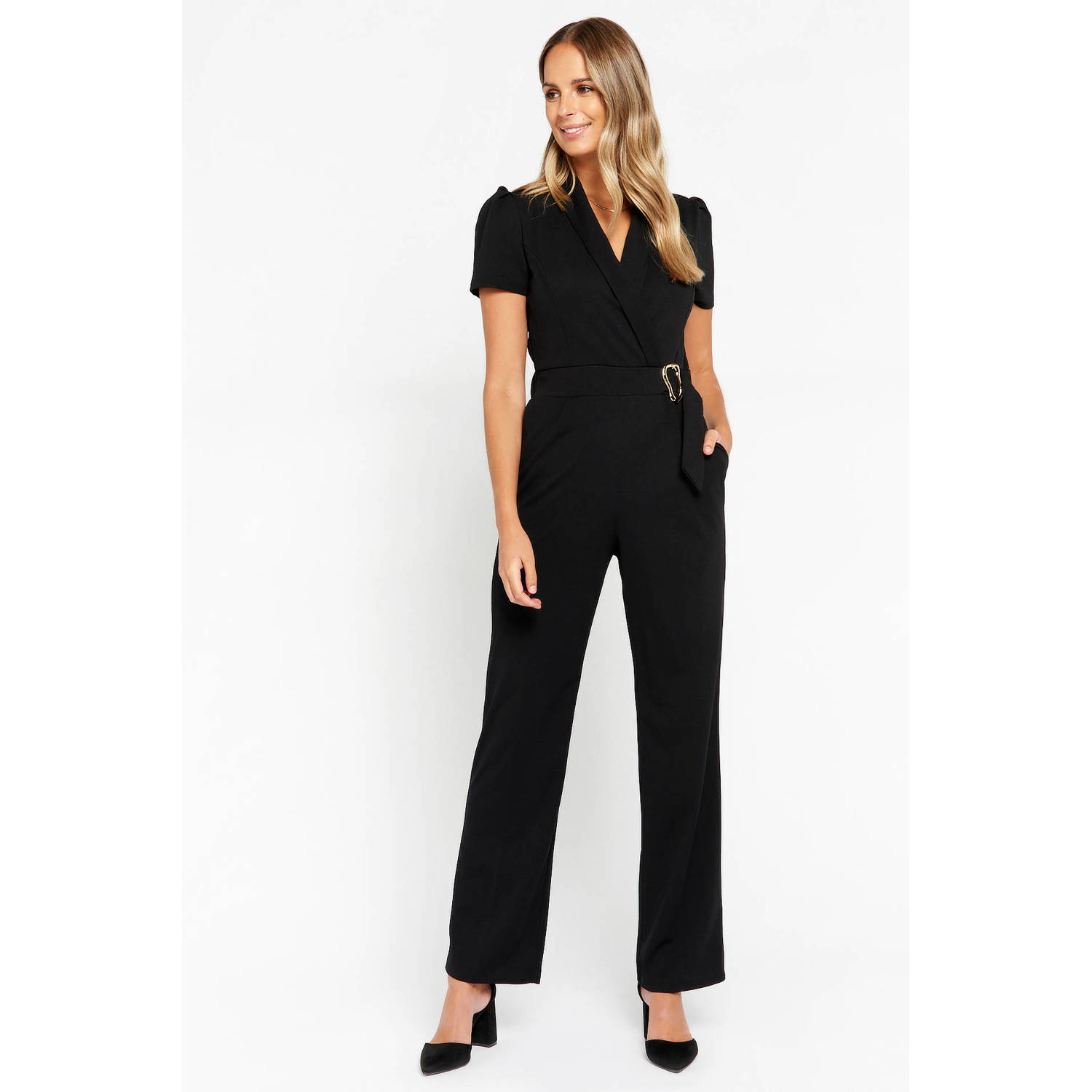 LOLALIZA jumpsuit zwart