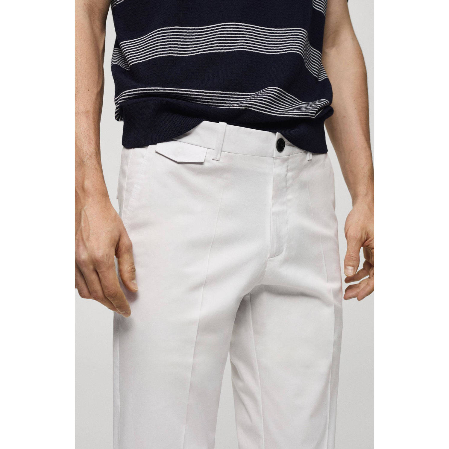 Mango Man regular fit chino wit