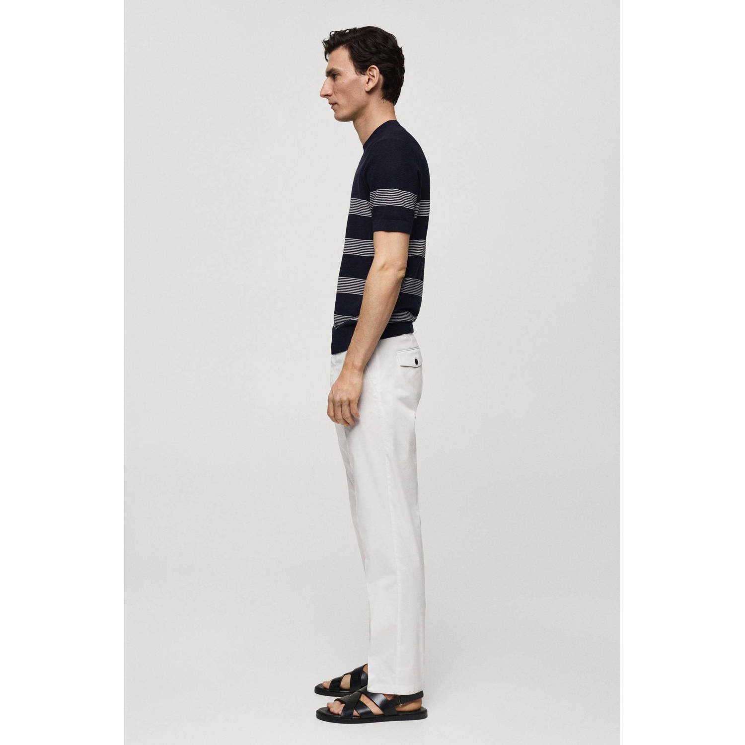 Mango Man regular fit chino wit