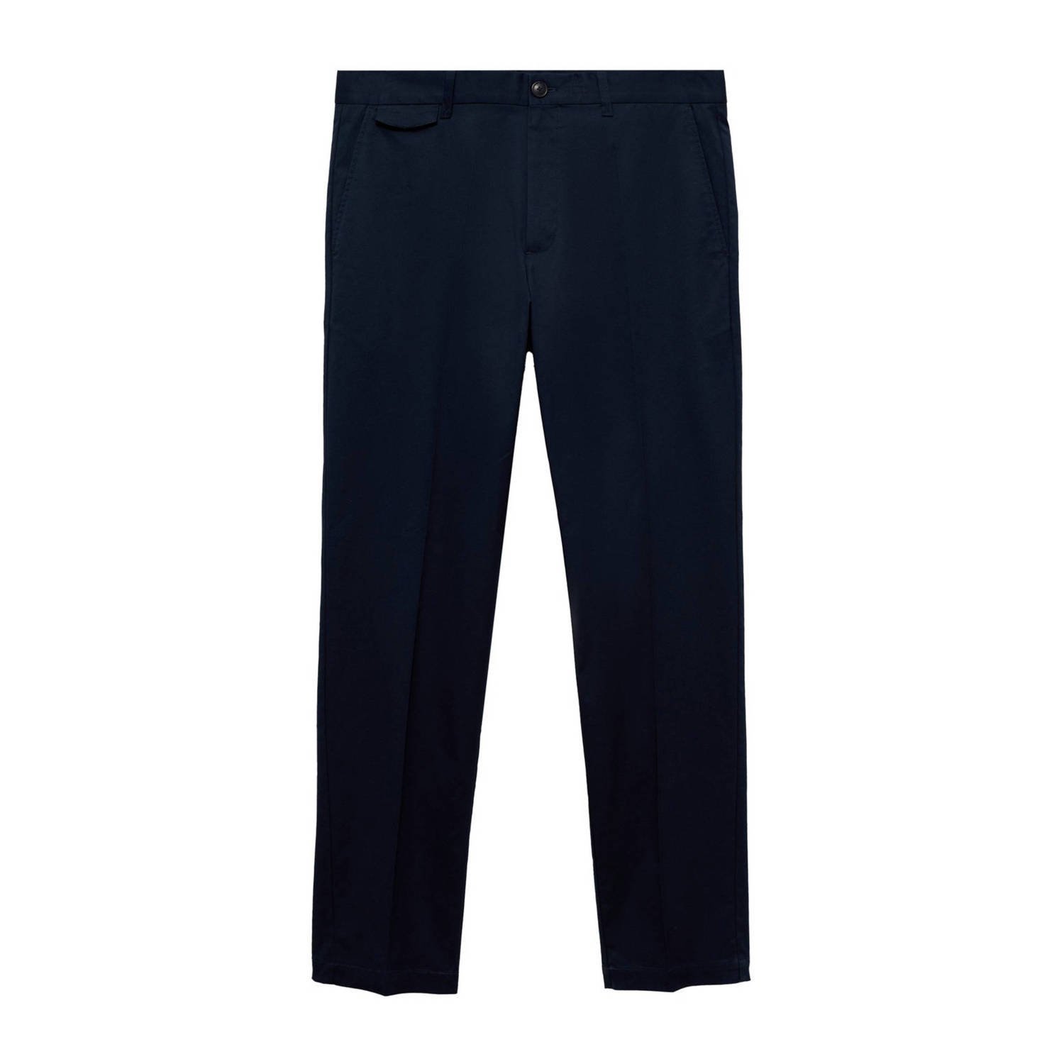 Mango Man regular fit chino donkerblauw