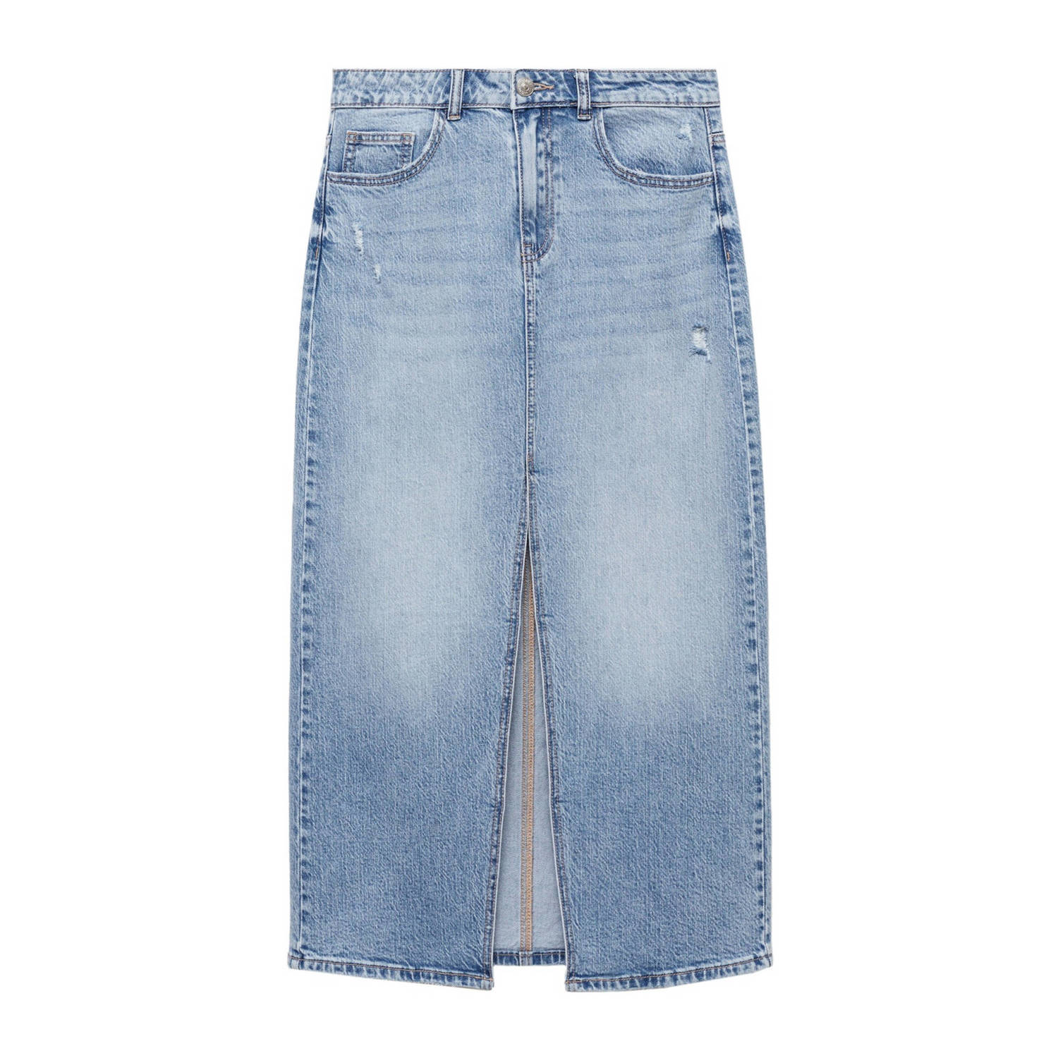 MANGO TEENS spijkerrok medium blue denim