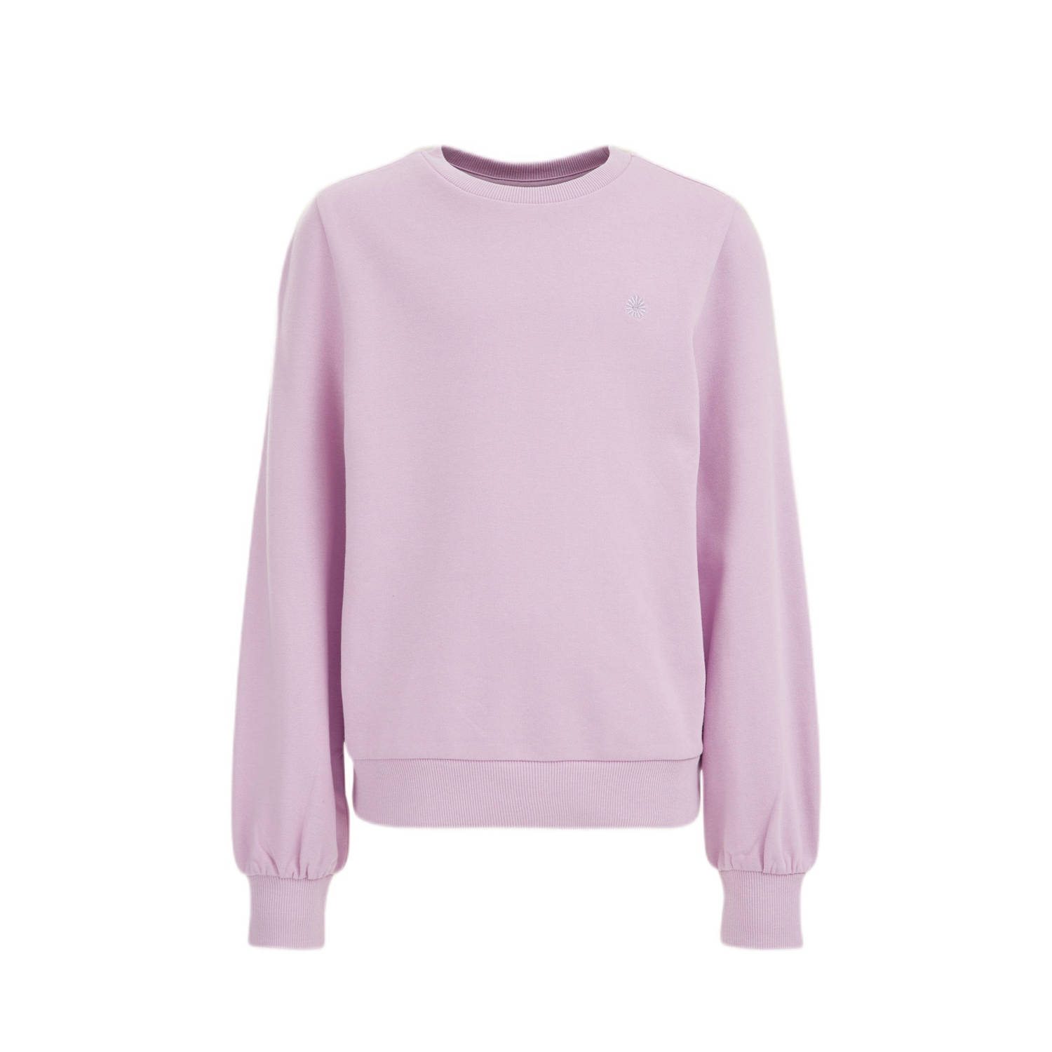 WE Fashion sweater lila Paars Effen 134 140 | Sweater van