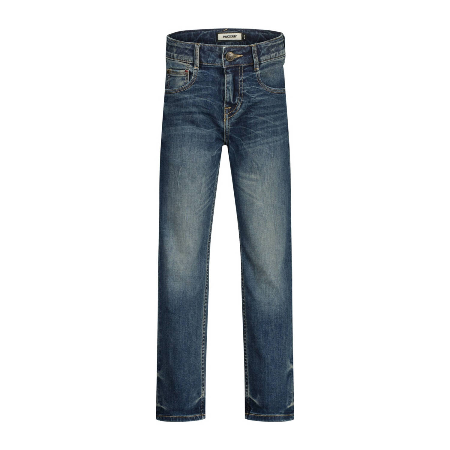 Raizzed straight fit jeans Berlin tinted blue Blauw Jongens Denim Effen 134