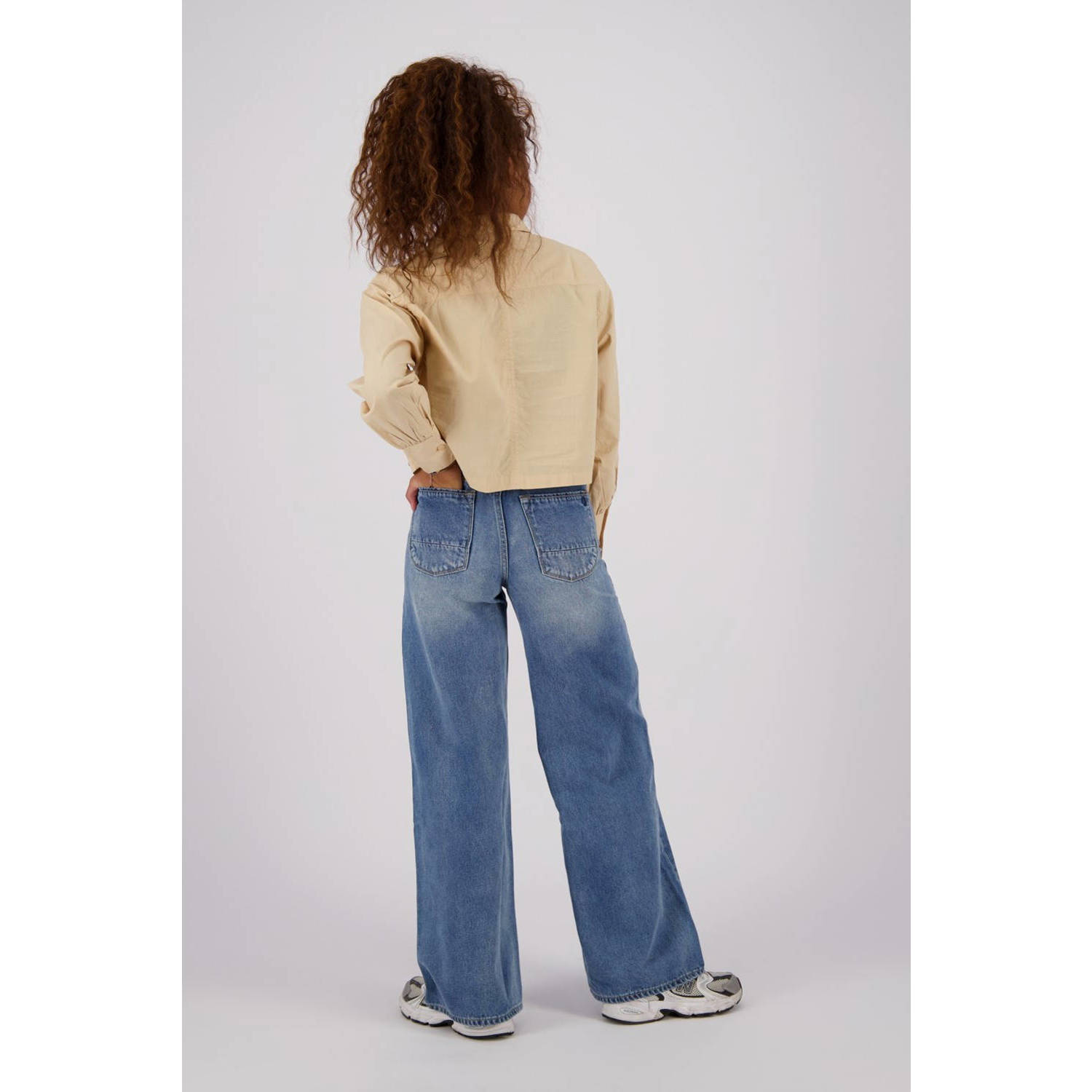 Raizzed wide leg jeans Monaco mid blue stone