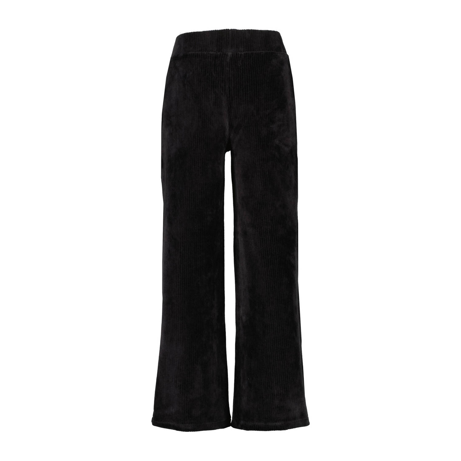 Raizzed wide leg broek Cara zwart