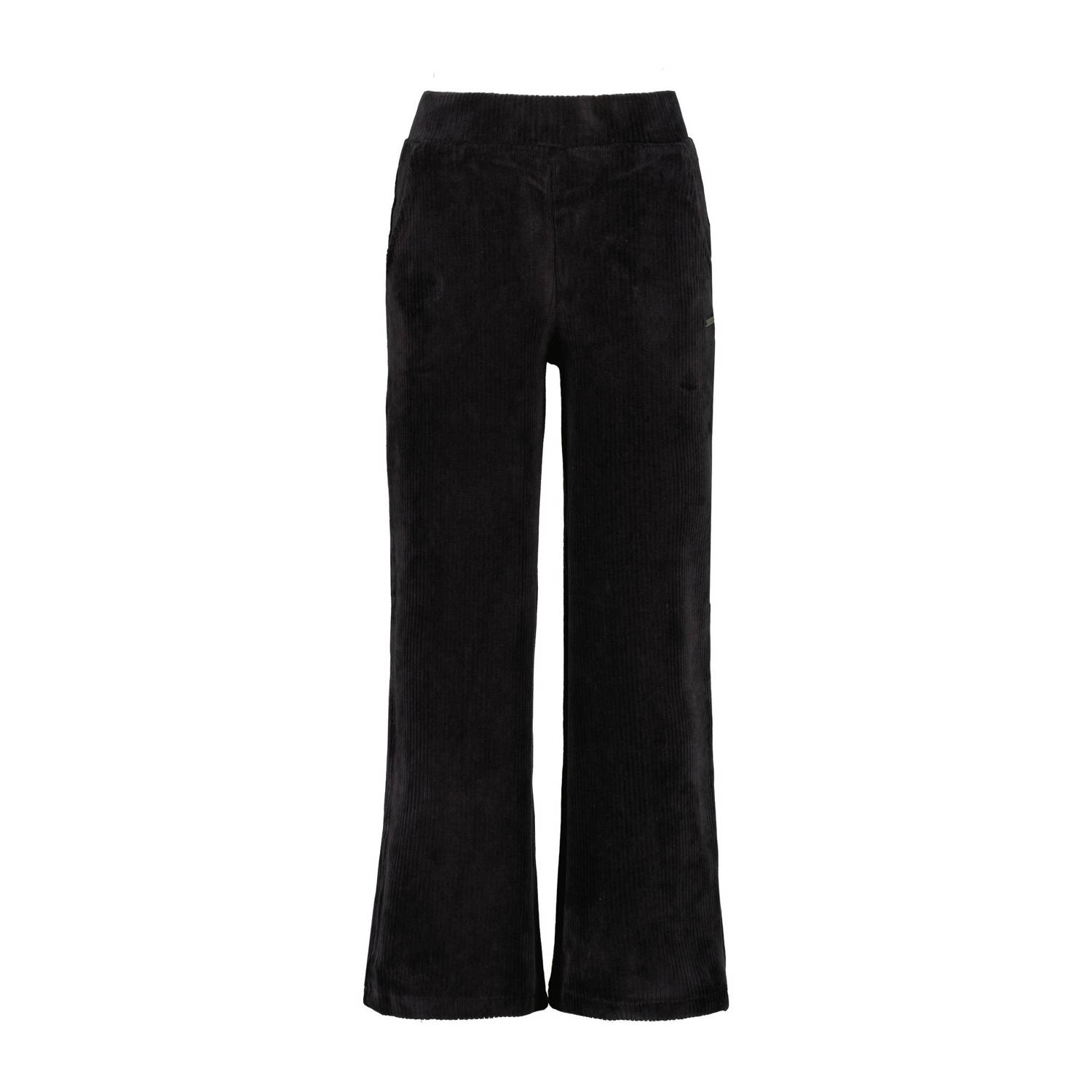 Raizzed wide leg broek Cara zwart