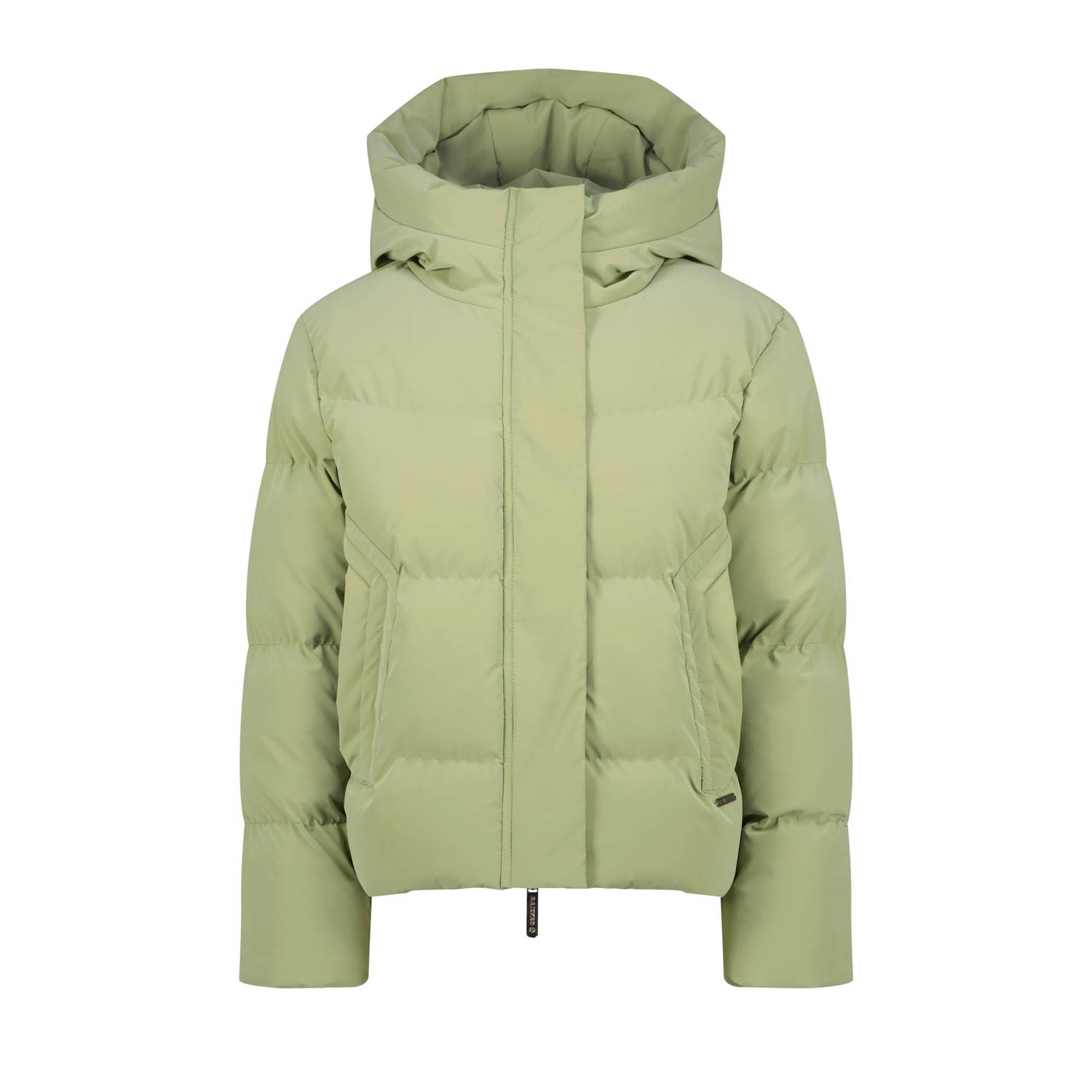 Raizzed gewatteerde winterjas Lucy zachtgroen Meisjes Polyester Capuchon 152