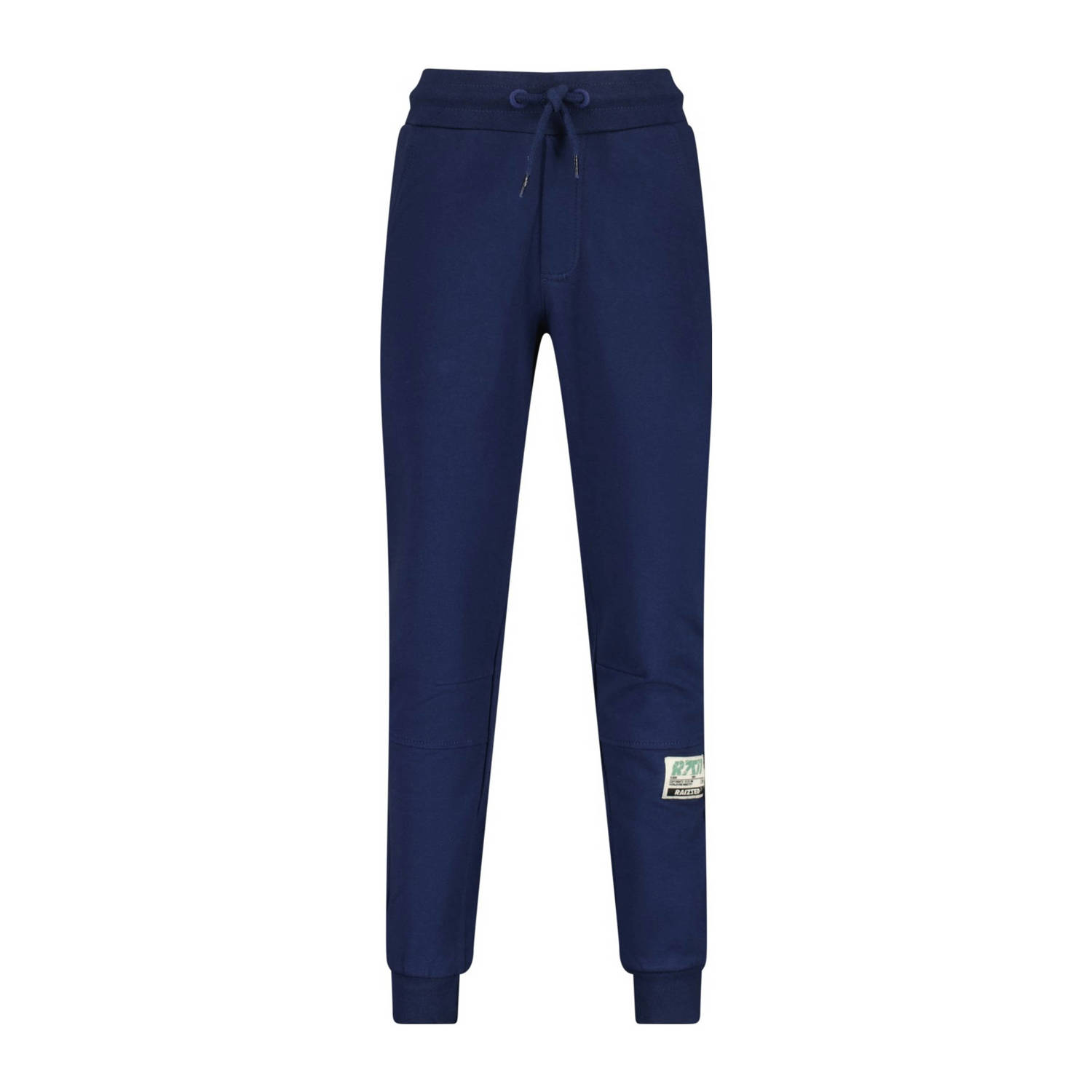 Raizzed tapered fit joggingbroek Tezu met logo donkerblauw Jongens Sweat 104