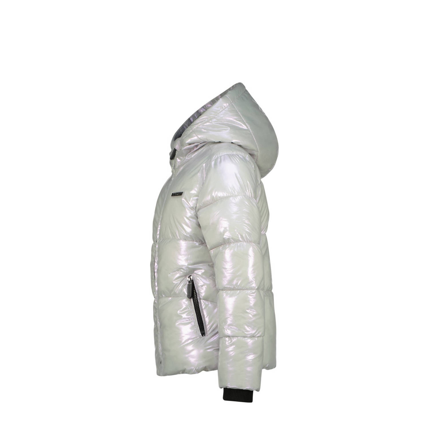 Raizzed gewatteerde winterjas Marly zilver metallic
