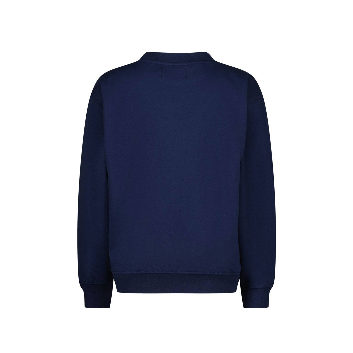 Raizzed sweater Oxnard met printopdruk donkerblauw