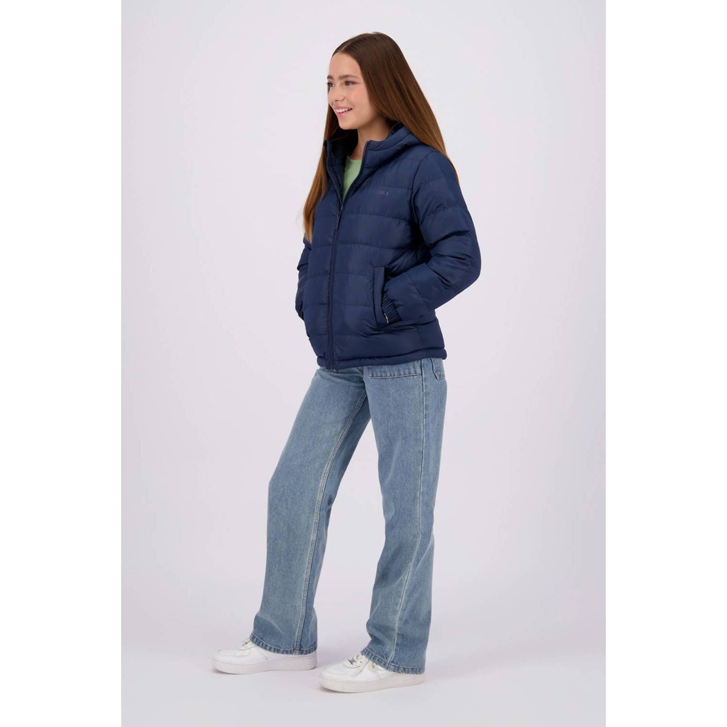 Raizzed gewatteerde winterjas Tandy donkerblauw